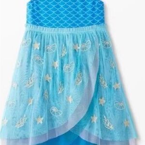 Hanna Andersson Aqua Blue Disney Little Mermaid Tulle Skirt Dress